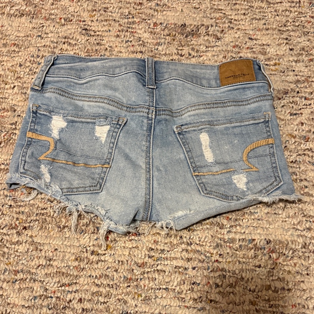 American Eagle Outfitters Light Blue shortie Jean Shorts